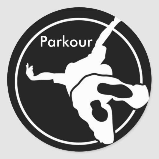 Parkour Logo - Parkour. Classic Round Sticker