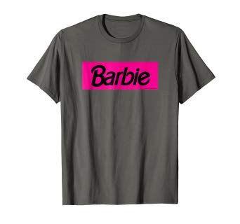 Babrie Logo - Barbie Logo T Shirt: Clothing