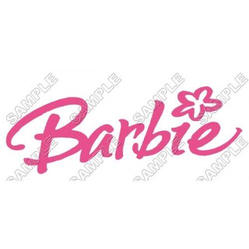 Babrie Logo - Barbie Logo T Shirt Iron on Transfer Decal