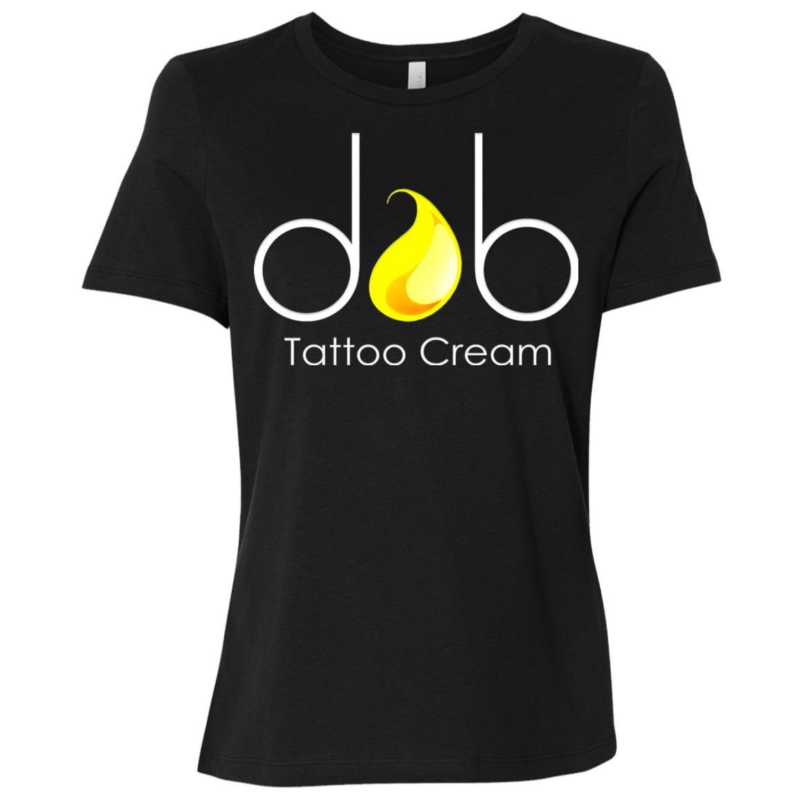 DAB Logo - Dab Tattoo Cream Logo Ladies Tee