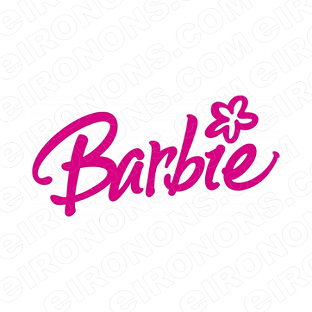 Babrie Logo - BARBIE LOGO CHARACTER T SHIRT IRON ON TRANSFER DECAL #CB4. YOUR ONE
