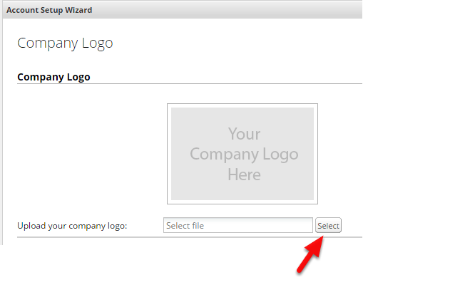Setup Logo - How do I upload my company logo?