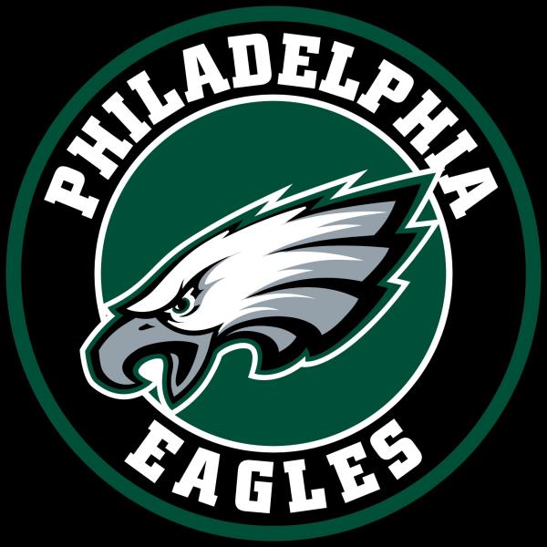 Eagels Logo - Details about Philadelphia Eagles Circle Logo Vinyl Decal / Sticker 5  sizes!!