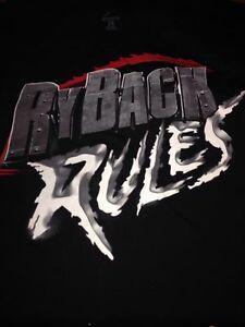 Ryback Logo - Details About Ryback Rules Size 2XL Men's New WWE WWF T Shirt With Rubber Bracelet