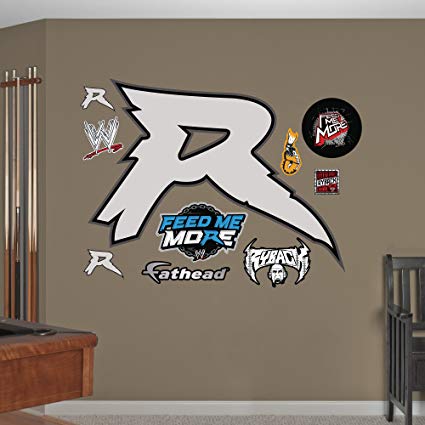 Ryback Logo - Amazon.com: FATHEAD Wall Decal, Real Big, WWE Ryback Logo: Home ...