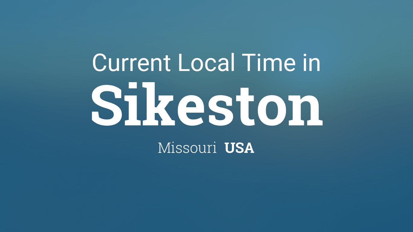 Sikeston Logo - Current Local Time in Sikeston, Missouri, USA