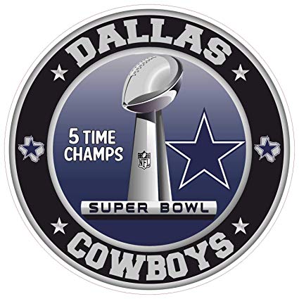 Cowboy Logo - Dallas Cowboys Super Bowl Championship Sticker NFL Bootbal Truck Vinyl 6  Sizes Wall Art Logo Car Bumper Dallas Cowboy Wall Decal