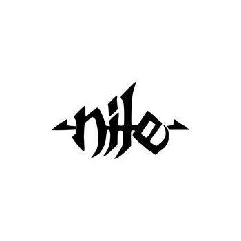 Nile Logo - NILE BAND WHITE LOGO VINYL DECAL STICKER