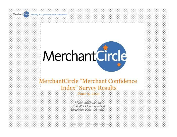 MerchantCircle Logo - Merchant circle merchant confidence index survey results