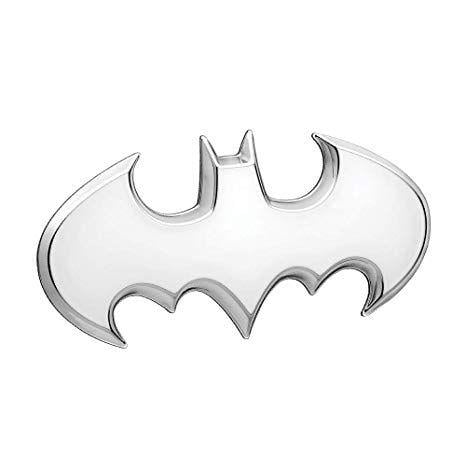 Batwing Logo - Fan Emblems Batman Car Badge, Satin Chrome Batwing Logo 3D Automotive  Sticker Decal, Flexes to Fully Adhere to Most Smooth Surfaces - Vehicles,  ...