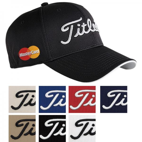 Titlesit Logo - Custom Logo Golf Structured T Tech Performance Mesh Hat Titleist