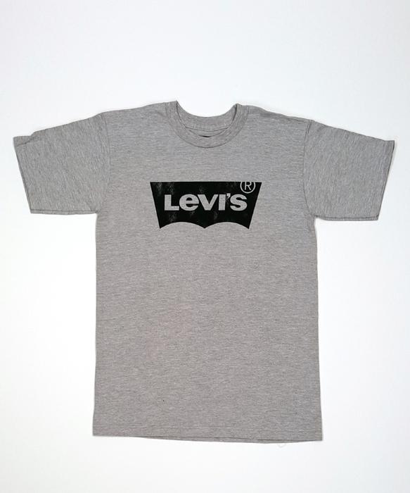 Batwing Logo - Levi’s Men’s Batwing Logo Tee Shirt – Heather Grey