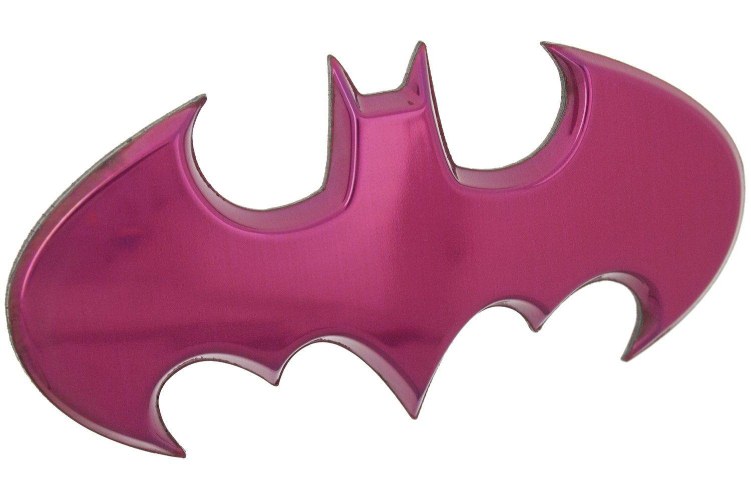 Batwing Logo - Fan Emblems Batgirl Car Badge, Pink Chrome Batman Batwing Logo 3D  Automotive Sticker Decal, Flexes to Fully Adhere to Most Smooth Surfaces -  Vehicles, ...