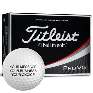 Titlesit Logo - Titleist Pro V1X Custom Logo Golf Balls (12 Ball Pack)