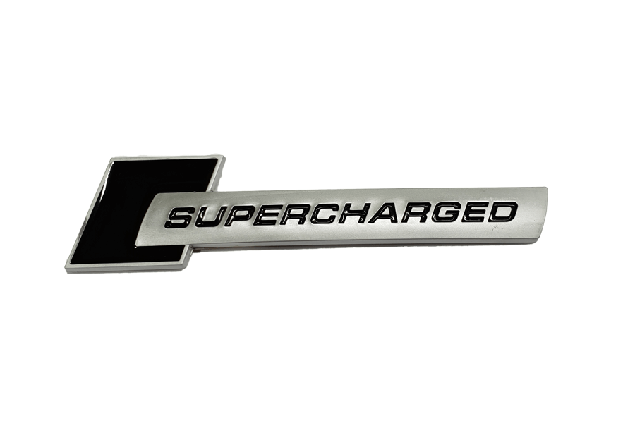 Supercharged Logo - Jaguar 'Supercharged' Body Styling Badge