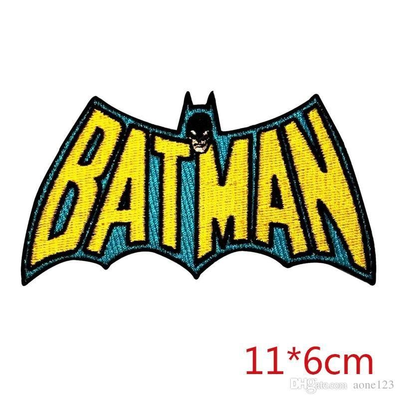 Batwing Logo - BATMAN Batwing Logo Retro Classic TV Show Marvel Superhero Embroidery Iron On Patch Fabric Applique Decoration DIY Stripes From Aone &Price;