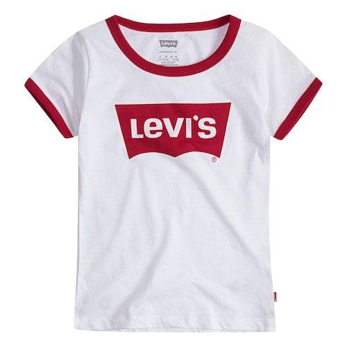 Batwing Logo - Girls 4-6x Levi's® Batwing Logo Ringer Tee