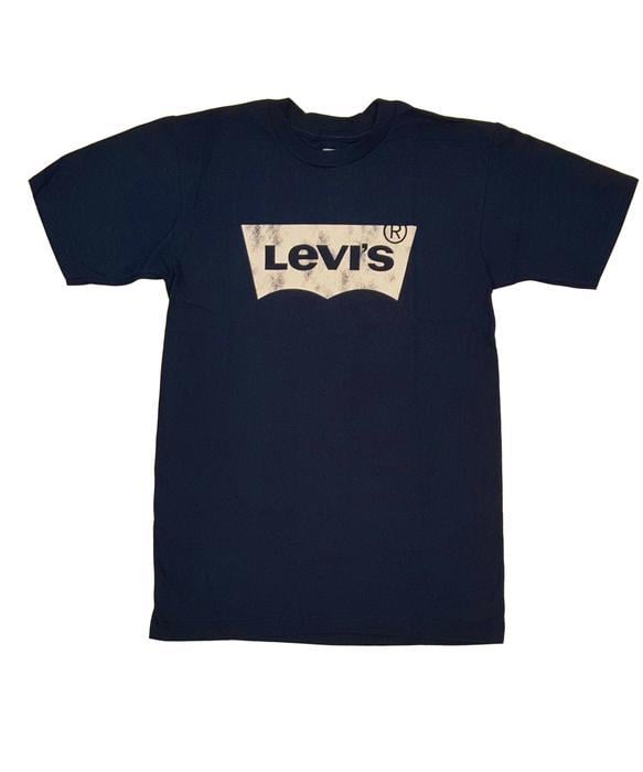 Batwing Logo - Levi’s Men’s Batwing Logo Tee Shirt – Navy