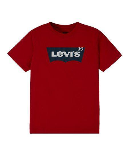 Batwing Logo - Levi's Levi's® Red Batwing Logo Tee