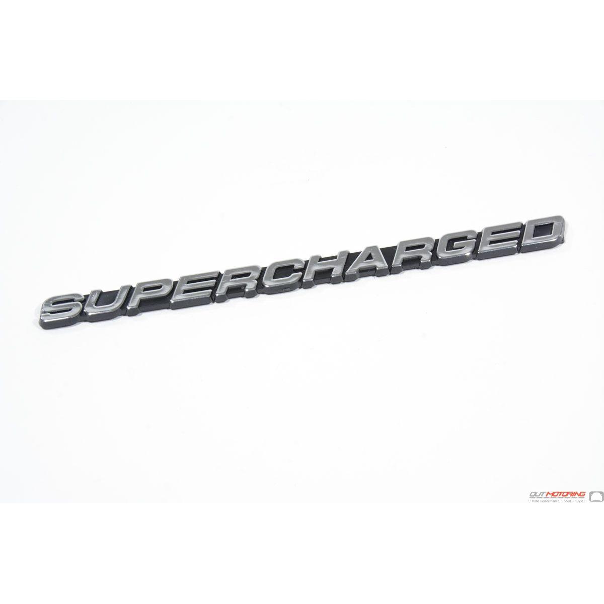Supercharged Logo - MINI Cooper SUPERCHARGED Badge: 5.5 Cooper Accessories +