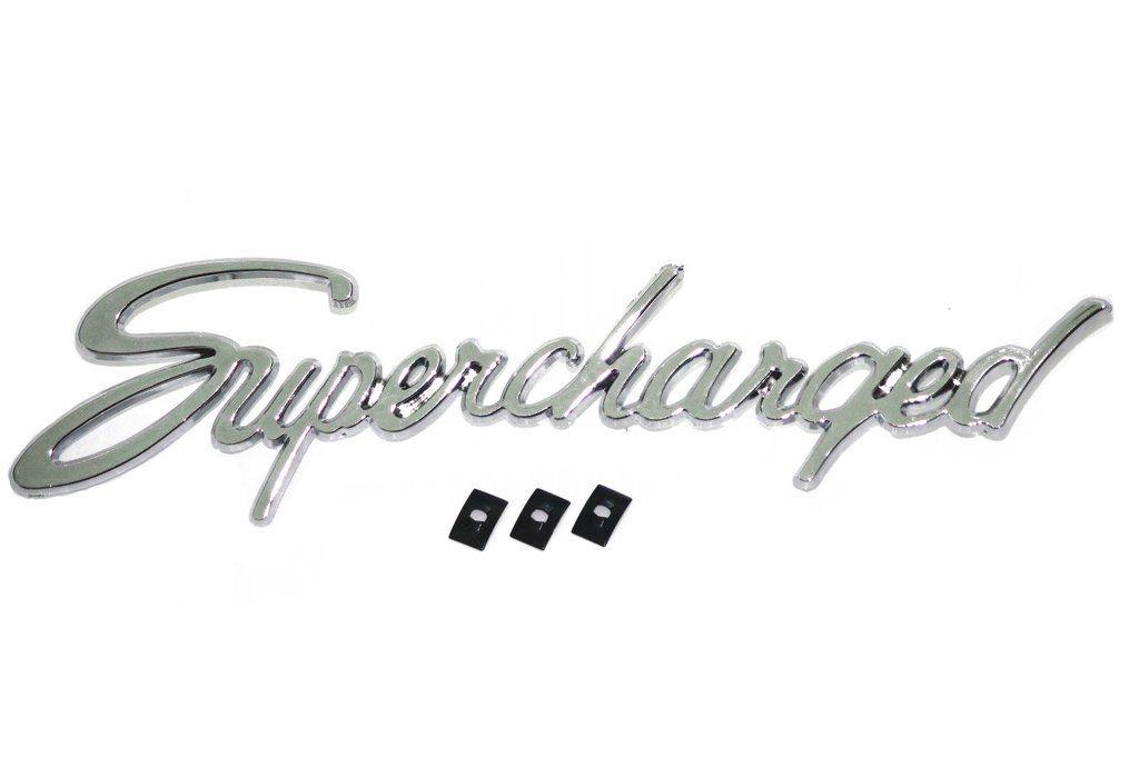 Supercharged Logo - Universal Chrome