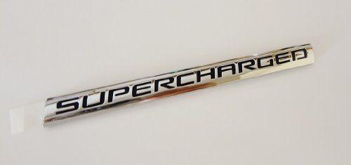 Supercharged Logo - Factory Gm Small Supercharged Emblem