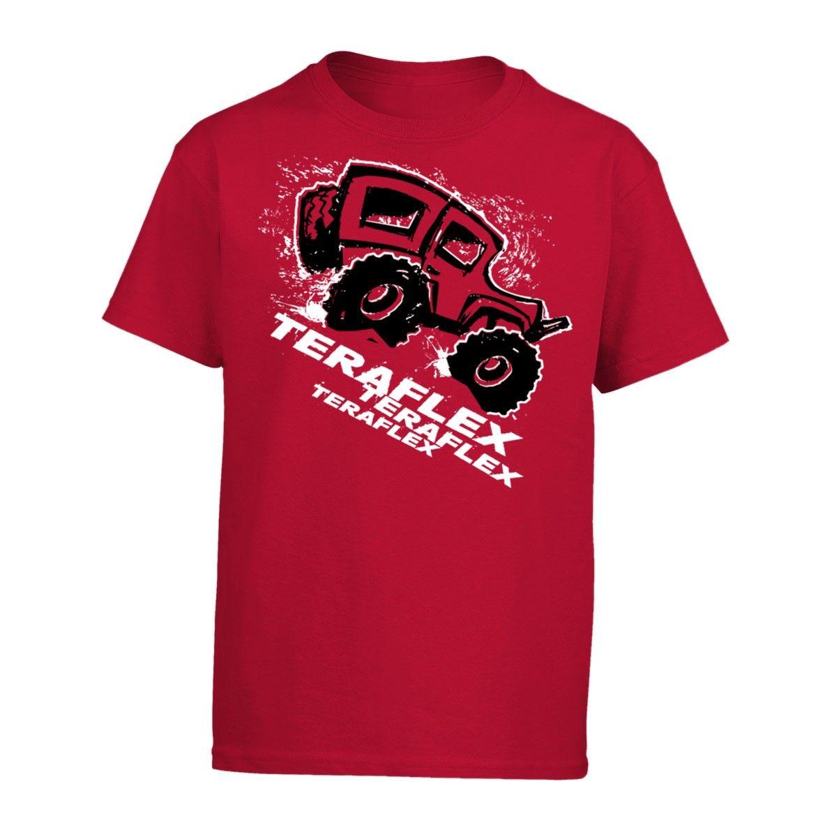 TeraFlex Logo - T-Shirt Kids 6-8 Tire Tread Logo TeraFlex