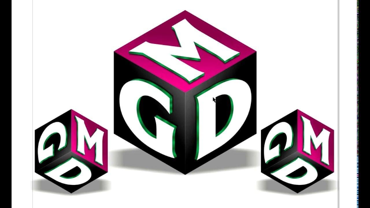 MGD Logo - MGD 3D Polygon Logo