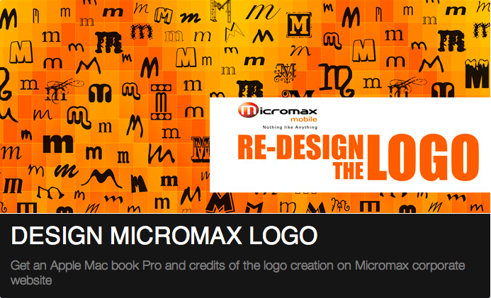 Micromax Logo - Micromax Goes Social With Logo ReDesign Contest | Lighthouse Insights