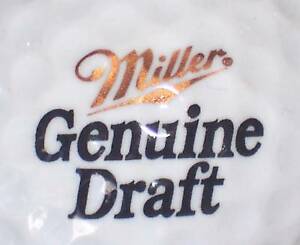 MGD Logo - Details about (1) MILLER MGD (GOLD LETTERS) BEER GENIUNE DRAFT LOGO GOLF  BALL