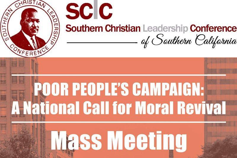 Sclc Logo - SCLC of Southern California's Poor People's Campaign - Teamsters ...