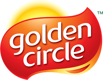 With Orange Circle Company Logo - Golden Circle (company)