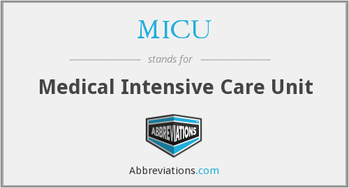 Micu Logo - MICU - Medical Intensive Care Unit