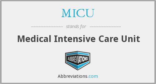 Micu Logo - MICU Intensive Care Unit