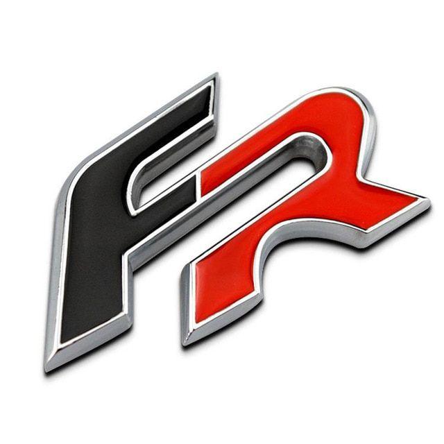 FR Logo - US $3.99 |FR Chrome Metal Car Emblem 3D Badge Sticker Auto Decoration Decal  Styling Logo For SEAT Ibiza Leon Altea IBE Toledo Exeo IBL IBX-in Emblems  ...