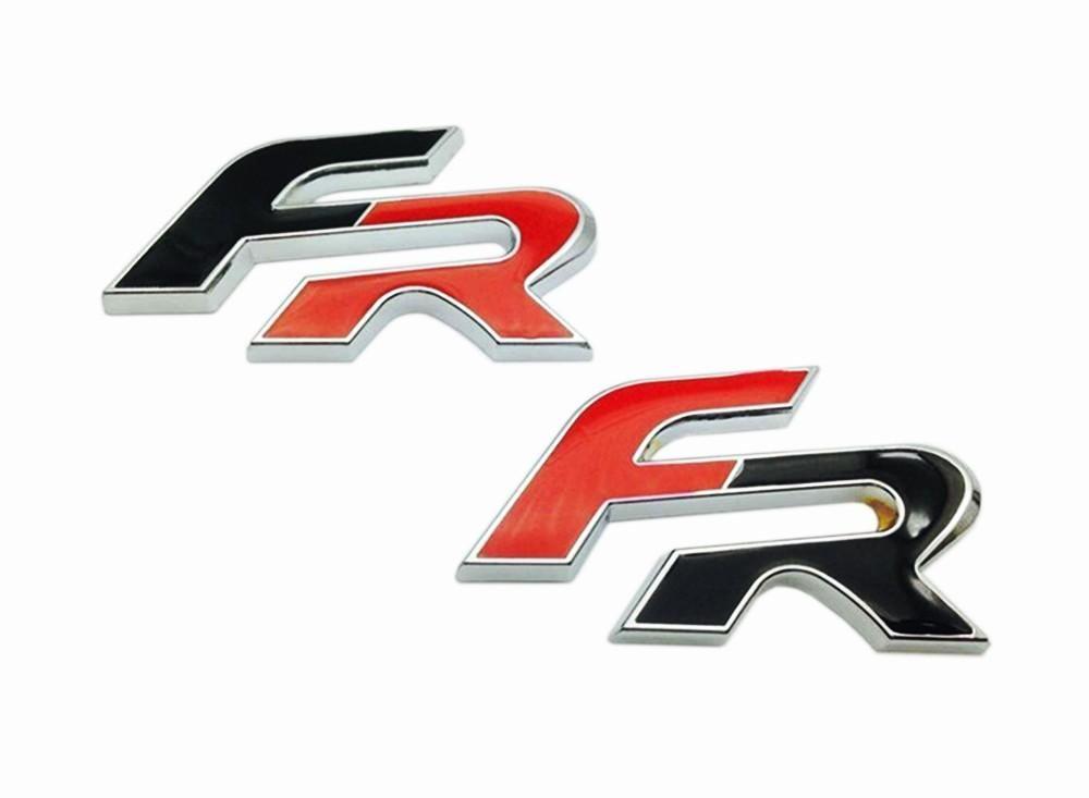 FR Logo - Metal 3D FR Car Sticker Emblem Badge for Seat Leon FR Cupra Ibiza Altea  Exeo Formula Racing Car Accessories Car Styling