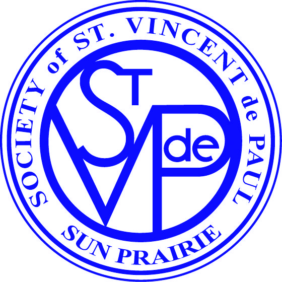 Svdp Logo - SVdP SUN PRAIRIE logo vector art 51 51 153 rgb of St