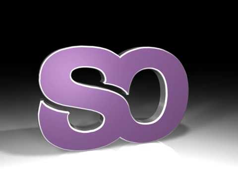 So Logo - So Design 3D Logo