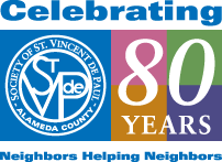Svdp Logo - St. Vincent de Paul of Alameda County We Are
