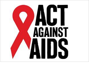 Aids Logo - Home. Act Against AIDS