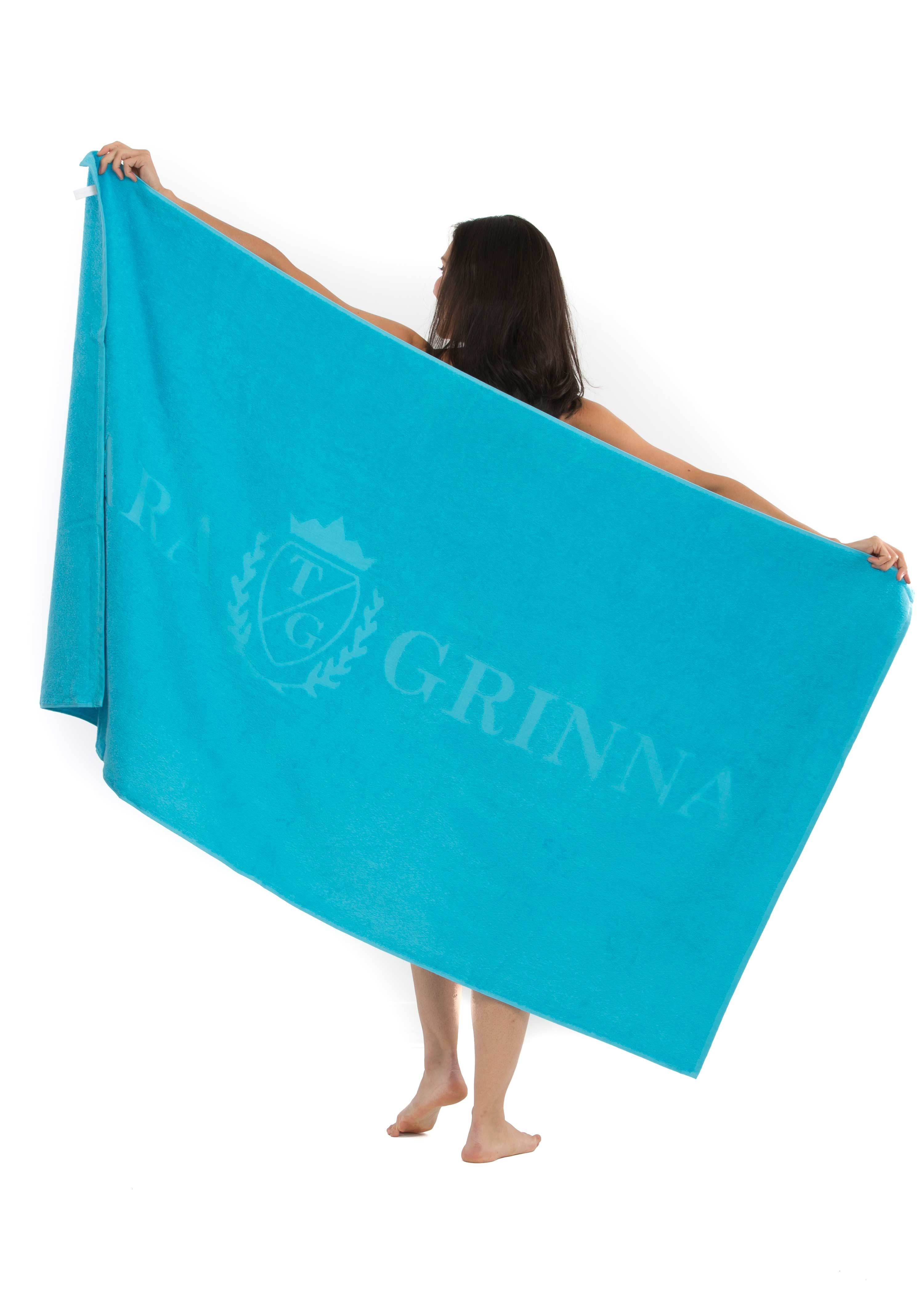 Giant Logo - Lux Tara Grinna Giant Logo Beach Or Pool Towel