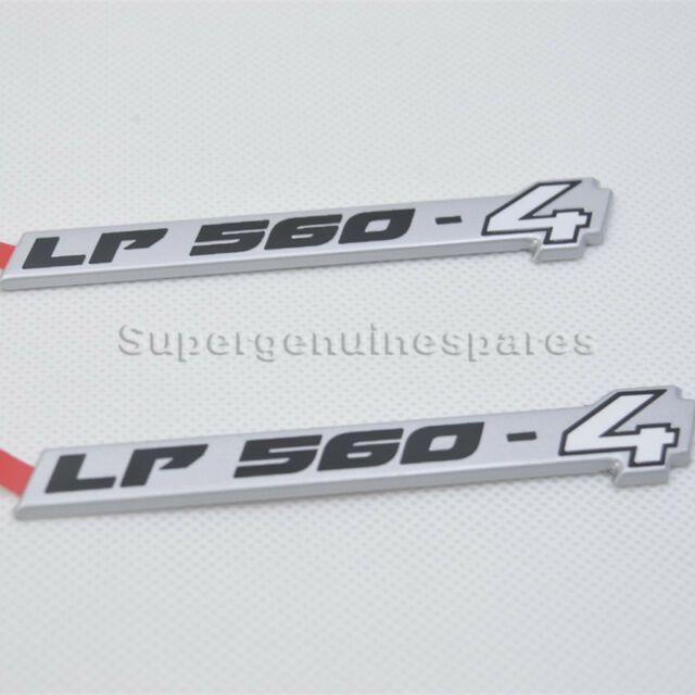 Gallardo Logo - 2x Genuine Lamborghini Gallardo Sidehead The Lp560 4 Badge Emblem 400854499B