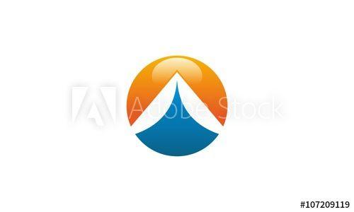 With Orange Circle Company Logo - abstract circle company logo - Buy this stock vector and explore ...