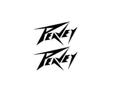 Peavey Logo - Peavey Logo 2X 3.5 Sticker Decal for Hard Case, Amp Cabinet, Guitar, Wall, Car