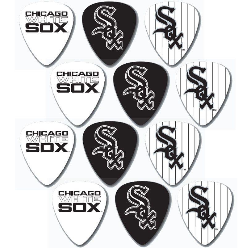 Peavey Logo - Peavey MLB Baseball Chicago White Sox Electric Guitar 12 Pack Logo Picks