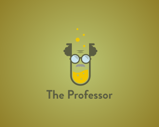 Professor Logo - The Professor Designed by Flat™