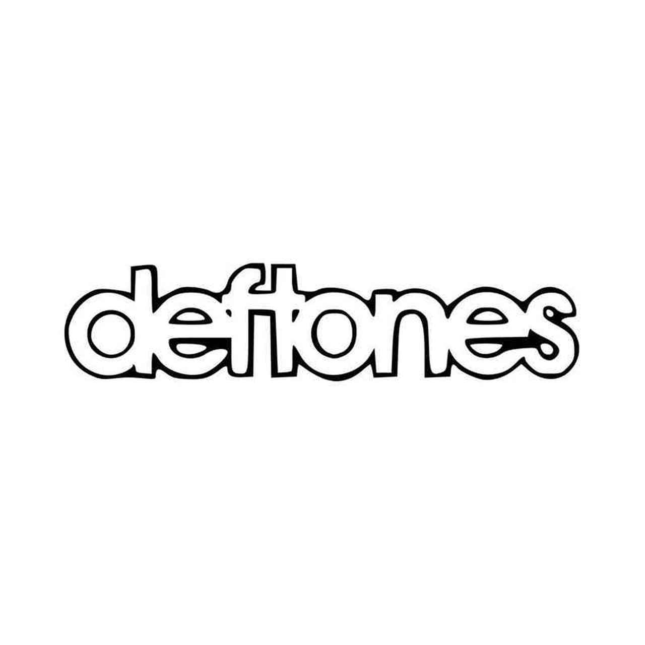 Deftones Logo - Deftones Logo Vinyl Decal Sticker