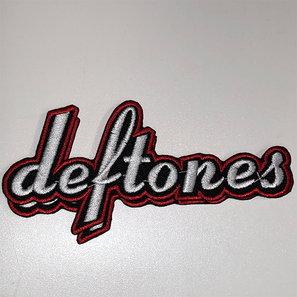 Deftones Logo - Deftones Embroidered Patch (Iron On)