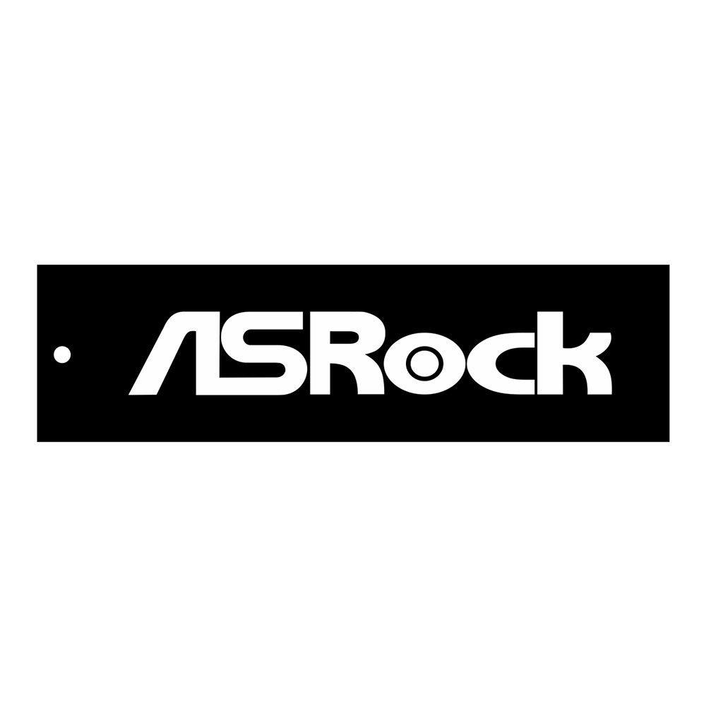 ASRock Logo - M.2 SSD Cover Asrock (Black) - Coldzero International
