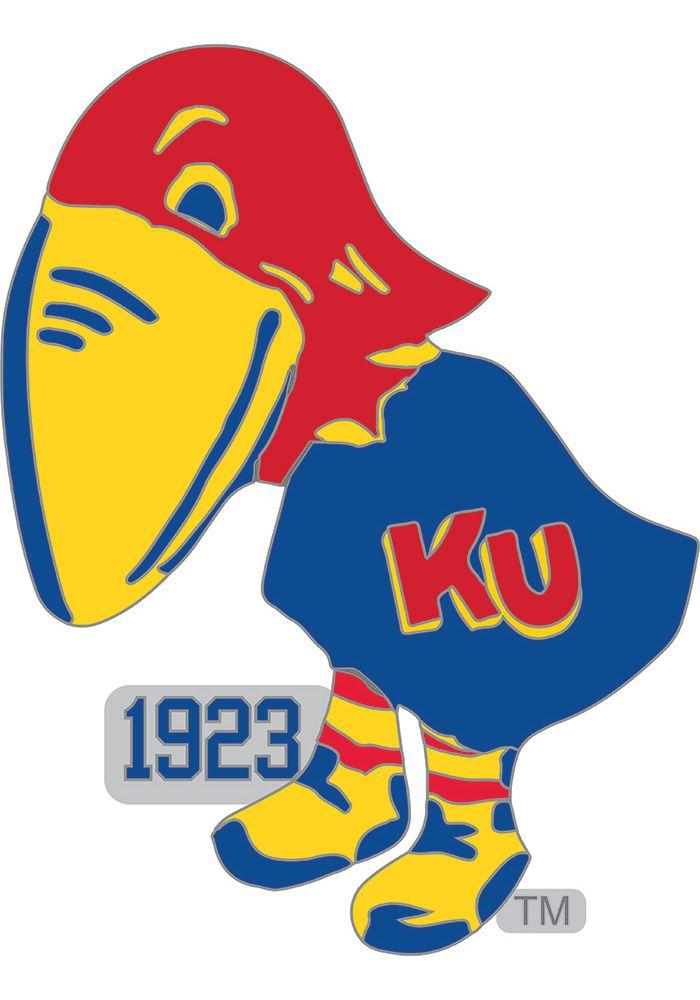Jayhawk Logo - Kansas Jayhawks Souvenir 1923 Evolution Pin